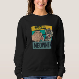 Moletom Gato Soco de Punho Animal Orgulhoso Dono de Gato G