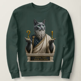 Moletom Gato Socrates Azul Russo