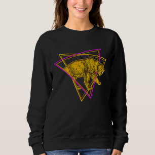 Moletom Gato Tigre Dente de Sabre Animal Pré-Histórico Ext