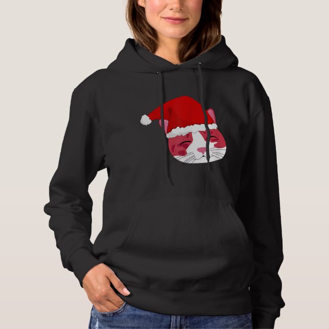 Moletom Gato Xmas bonito (Frente)
