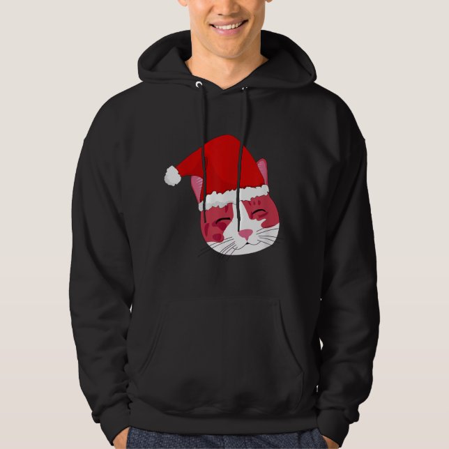 Moletom Gato Xmas bonito (Frente)