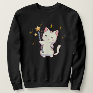 Moletom Gatos Cachorros Segurando Varinha Mágica