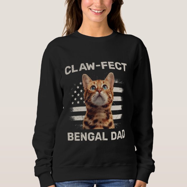 Moletom Gatos de Bengala de PAI BENGAL FECHADOS POR Pai Ga (Frente)