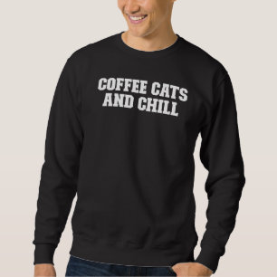 Moletom Gatos De Café De Pai piada E Enchimento