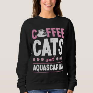 Moletom Gatos De Café E Gato De Aquascapa De Gato De Gato