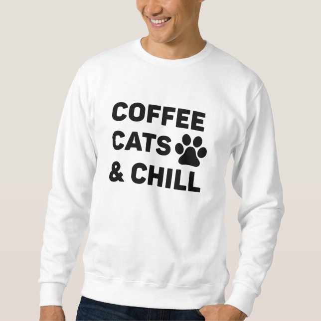 Moletom Gatos de Café & Relax (Frente)
