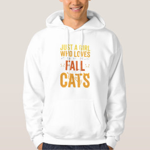 Moletom Gatos de Outono Design de Halloween para Garotas q