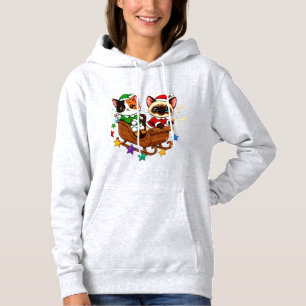 Moletom Gatos de Trenó de Natal!