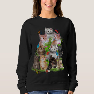 Moletom Gatos Engraçados, Árvore de Natal, Gatinhos Gafos,