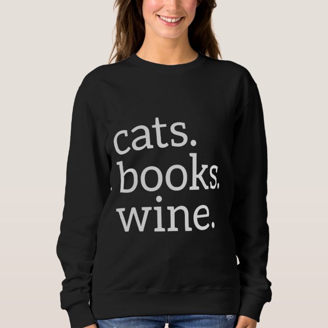 Moletom Gatos Livros Vinho (Frente)