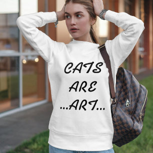 Moletom Gatos Personalizados São Legal Brancos Pretos Engr