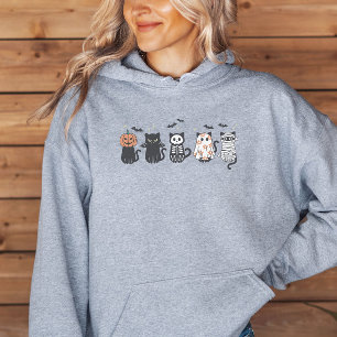 Moletom Gatos Pretos Do Halloween Estragam Engraçados