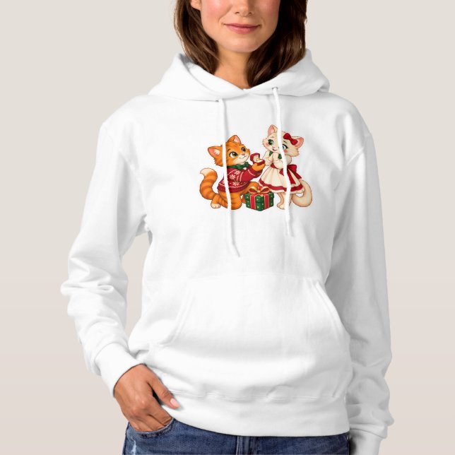 Moletom Gatos Proposta de Natal Engajamento Design (Frente)