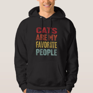 Moletom Gatos São Minhas Pessoas Favoritas Gatos Vintage