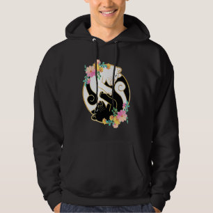 Moletom Gatos Yin e Yang Chineses Fofos e Adoráveis Gato