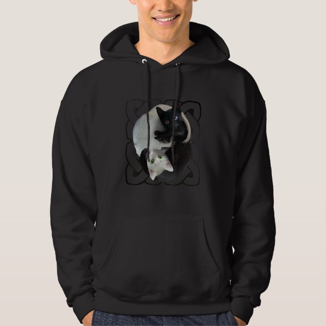 Moletom Gatos Yin Yang (Frente)