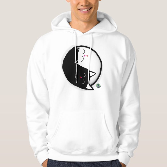 Moletom Gatos Yin & Yang (Frente)