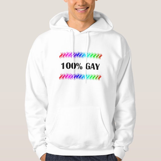 Moletom gay de 100% (Frente)