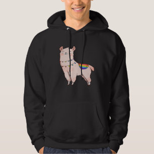 Moletom Gay Lama Cute Animal LGBTQ Alpaca Lésbica Orgulho 
