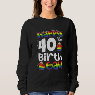 Moletom Gay Lésbica Orgulho Rainbow Flag Lgbtq aniversário