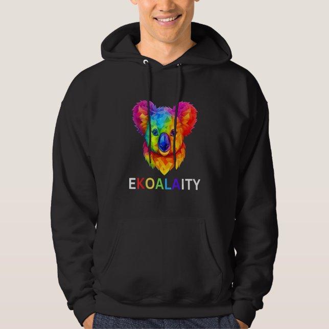 Moletom Gay Pride EKOALAITY Koala 2023 Pride Flag (Frente)