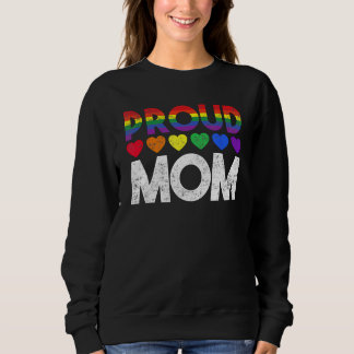 Moletom Gay Pride Proud Mom LGBT Parent Proud Month for Wo