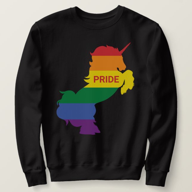 Moletom Gay Unicorn (Frente do Design)