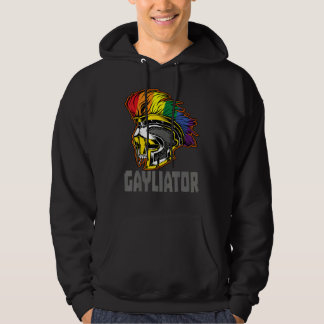 Moletom Gayliator Sword Fighter Helmet with Rainbow Feathe