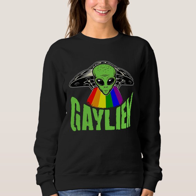 Moletom Gaylien Gay Bear  Pride For Men Women Cute Lgbtq   (Frente)