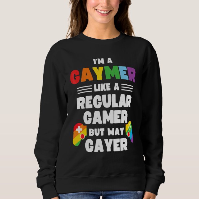 Moletom Gaymer Gay Gamer Lgbt Pride Rainbow Controller Ga (Frente)
