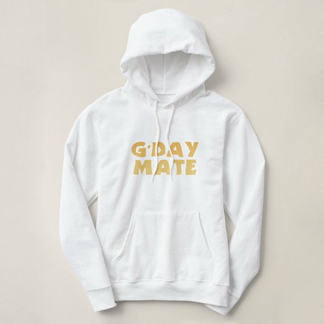 Moletom G'Day Mate (Frente do Design)