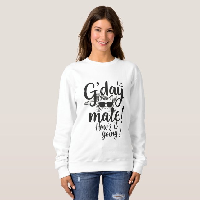 Moletom G'day Mate Aussie- Graphic Crewneck (Frente Completa)