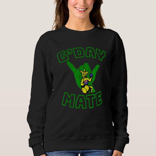 Moletom Gday Mate Boxing Kangaroo Shaka (Frente)