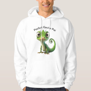 Moletom Gecko Pocket Hoodie Adorável
