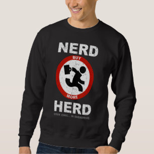 Moletom Geek De Herança Do Nerd Vintage Em Overdrive
