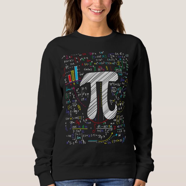 Moletom Geek de Professores de Matemática da Equação Pi Da (Frente)