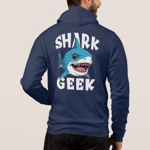 Moletom Geek de tubarão - Design cúmulo para os pavimentõe