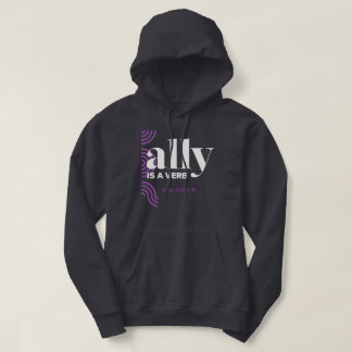 Moletom Geek X: Ally é um verbo Men's Hoodie