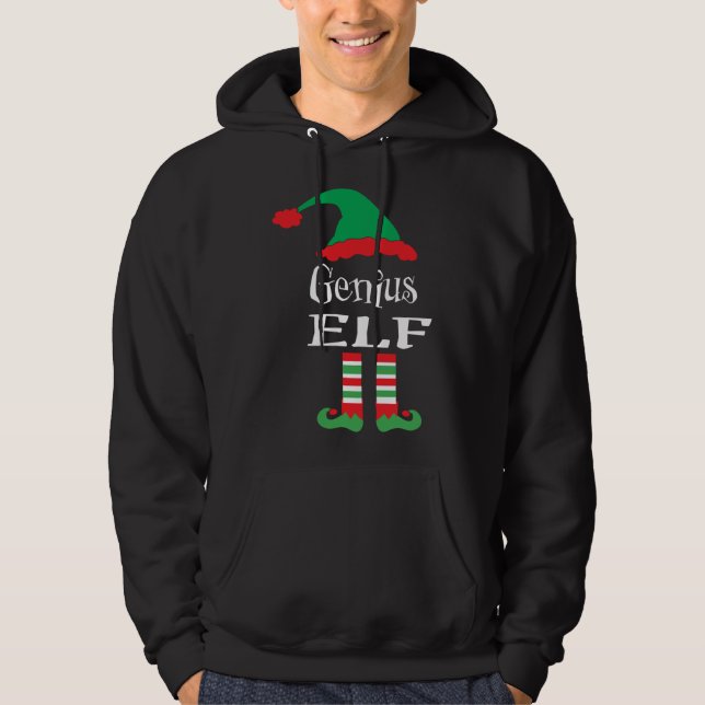 Moletom Geeky Humor Tech Savvy Elf Matching Family Christy (Frente)