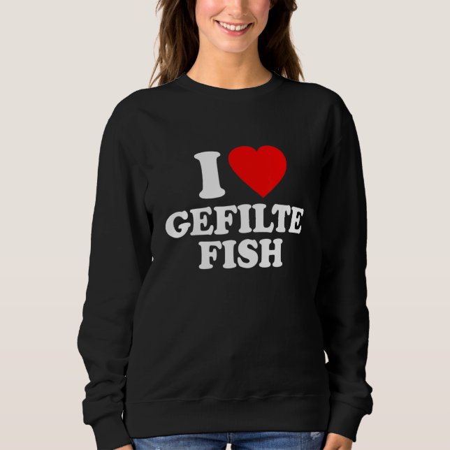 Moletom Gefilte Fish Love Heart (Frente)