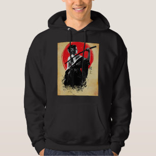 Moletom Geisha Samurai Warrior com Espada - Aesthet Japonê