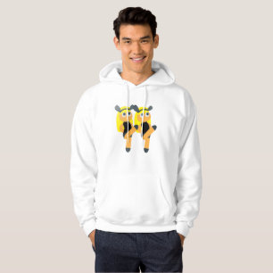 Moletom gêmeos emoji mens capuz