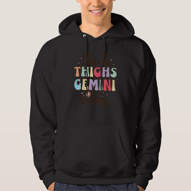 Moletom Gemini Gemini Vibes Aniversário Sinal Zodiac Gem (Frente)