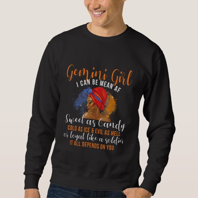 Moletom Gemini Girl Astrology Reader Horoscope Zodiac Sig (Frente)