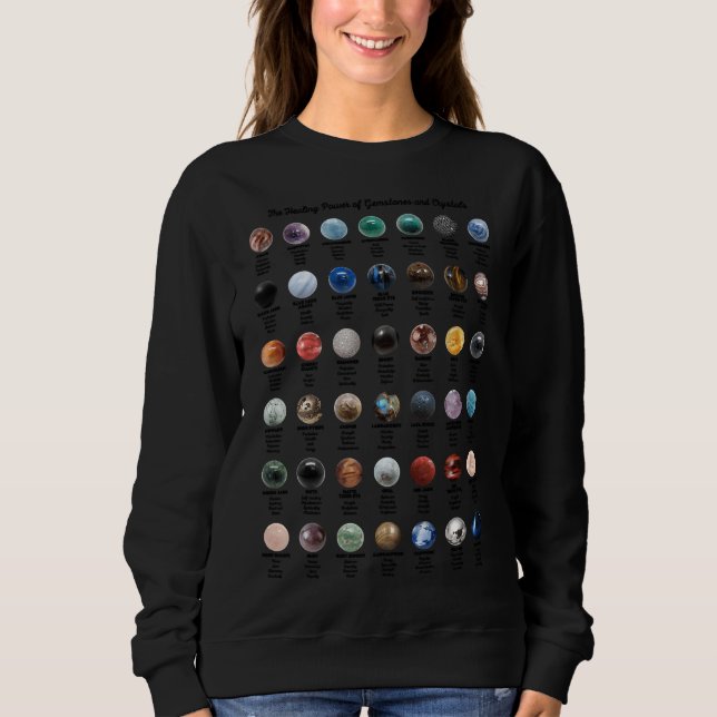 Moletom Gemstones E Cristais (Frente)