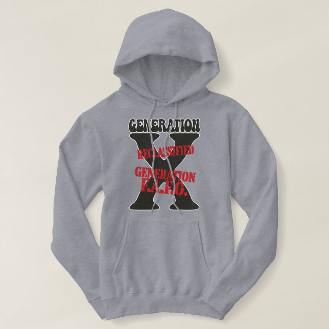 Moletom Gen-X Engraçado - Hoodie FAFO (Frente do Design)