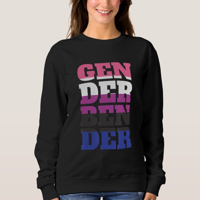 Moletom Gender Fluid Non Binary - Pride Neutral Gender Ben (Frente)