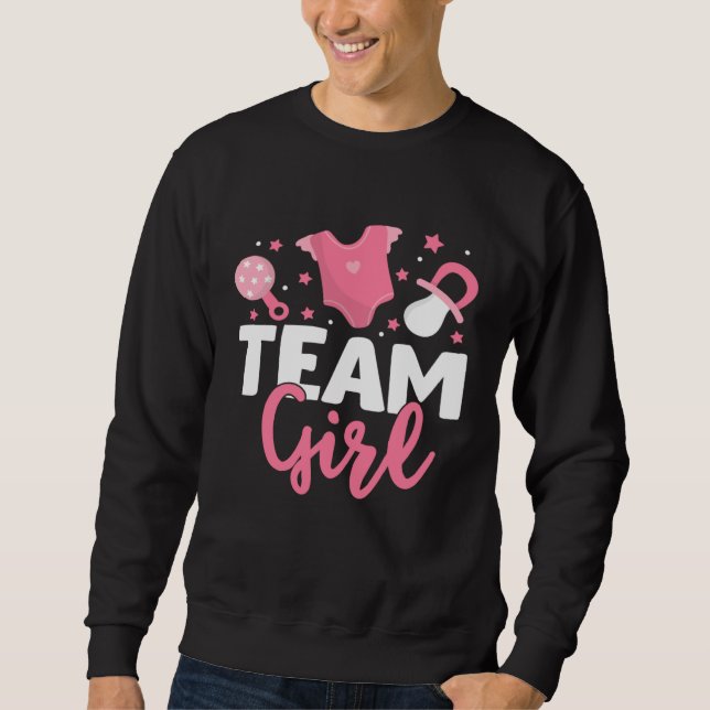Moletom Gender Reveal Party Team Girl  Gender Reveal (Frente)
