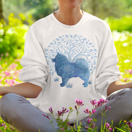 Moletom GENES FADRADOS Lapphund TREE OF LIFE frente e trás