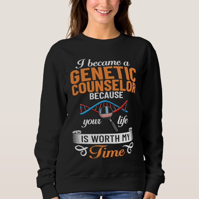 Moletom Genetic Counselor Assistant Counseling Geneticist (Frente)
